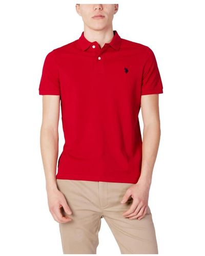 U.S. POLO ASSN. Polo Shirts - Red