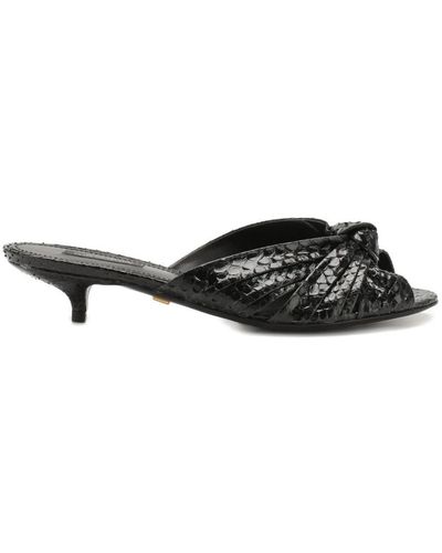 Dolce & Gabbana Heeled Mules - Black