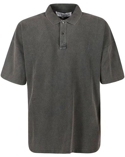 JW Anderson Tops > polo shirts - Gris