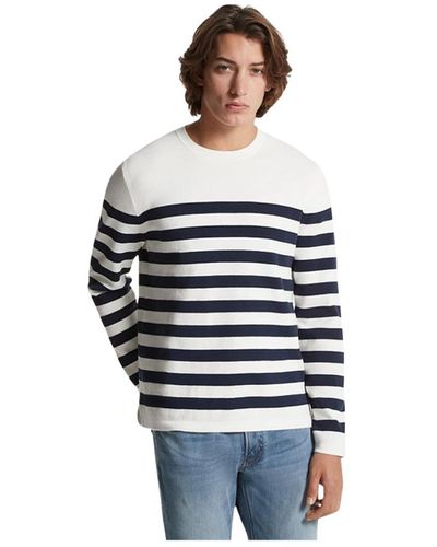 Michael Kors Mariner stripe crew neck sweater - Schwarz