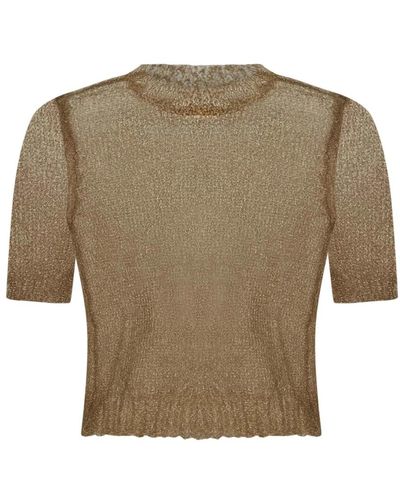 Maison Margiela Round-Neck Knitwear - Brown