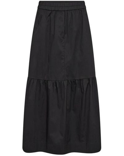 co'couture Midi Skirts - Black