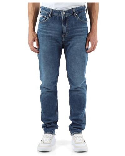Calvin Klein Authentische dad jeans - Blau