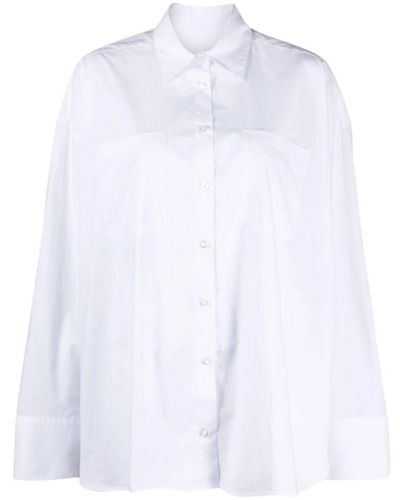 REMAIN Birger Christensen Poplin classic shirt - Bianco
