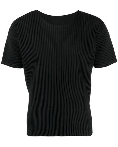 Issey Miyake Tops > t-shirts - Noir