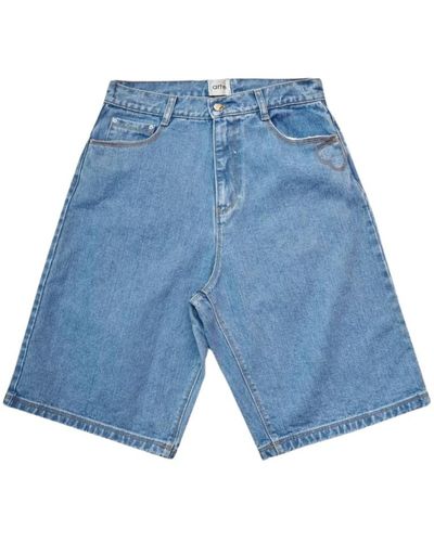 Arte' Denim shorts - Blau