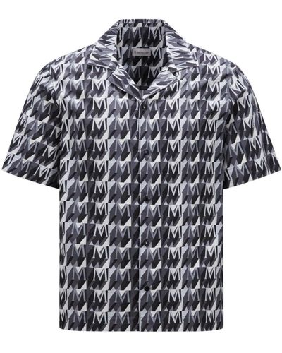 Moncler Short sleeve camicie - Nero