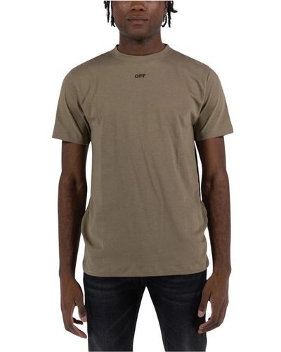 Off-White c/o Virgil Abloh T-Shirts - Green