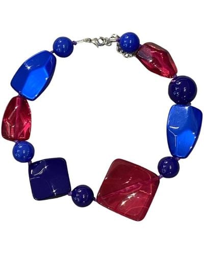Emporio Armani Elegante halskette mit zeitlosem design - Blau