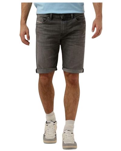 DIESEL Slim-short jeans hellgrau