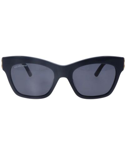 Balenciaga Quadratische rahmen sonnenbrille modell bb132s - Blau
