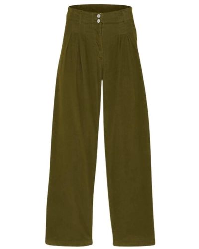 Timberland Wide trousers - Grün