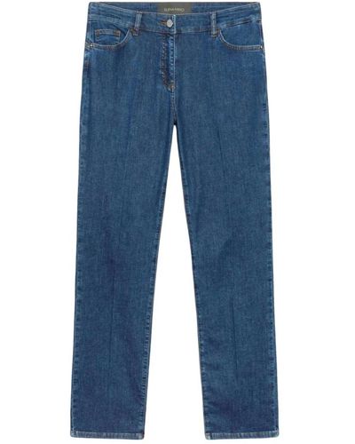 Elena Miro Jeans denim estilizados - Azul