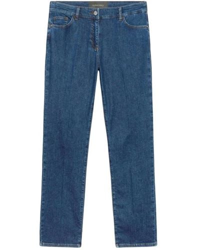 Elena Miro Jeans > slim-fit jeans - Bleu