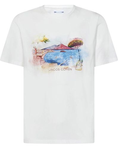 Jacob Cohen Tops > t-shirts - Blanc