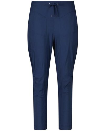 RAFFAELLO ROSSI Slim-Fit Pants - Blue