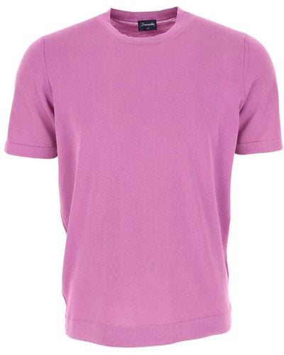 Drumohr T-Shirts - Purple