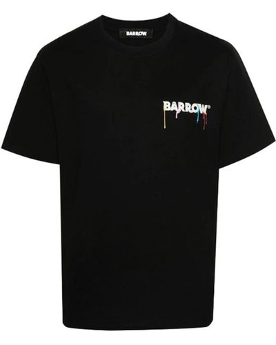 Barrow Smile print t-shirt in schwarz