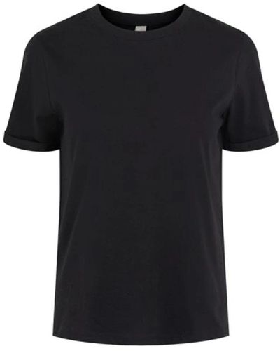 Pieces T-Shirts - Black