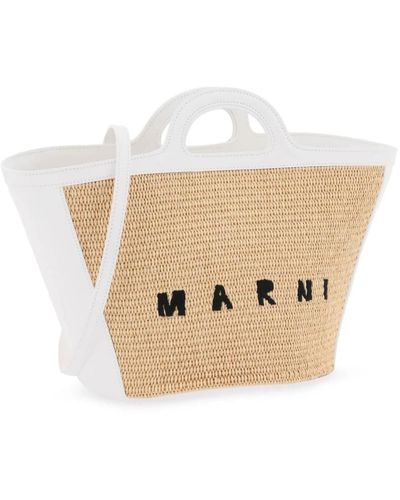 Marni Tropicalia small handbag - Neutro