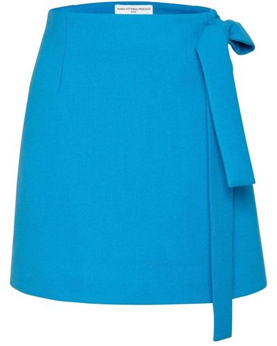 MVP WARDROBE Short Skirts - Blue