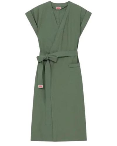 KENZO Maxi dresses - Verde