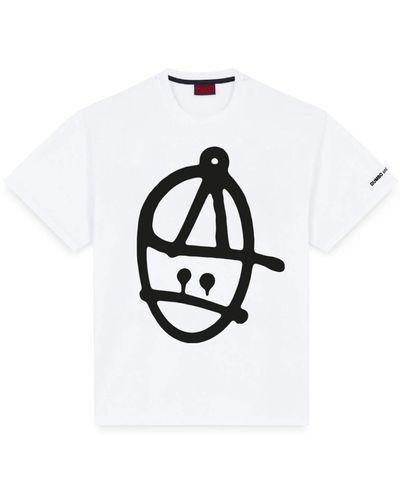 Iuter Dumbo x o face t-shirt - Bianco