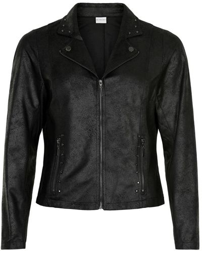 iN FRONT Leather Jackets - Black