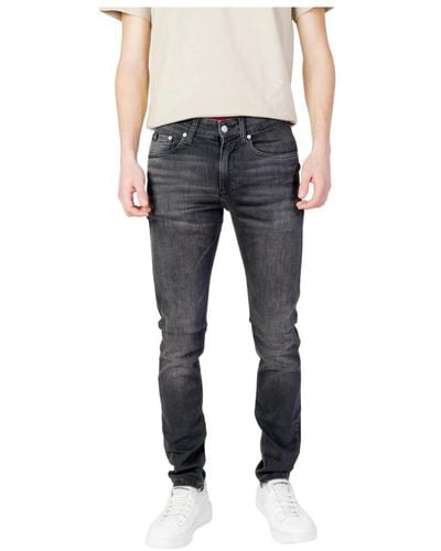 Calvin Klein Slim-Fit Jeans - Grey