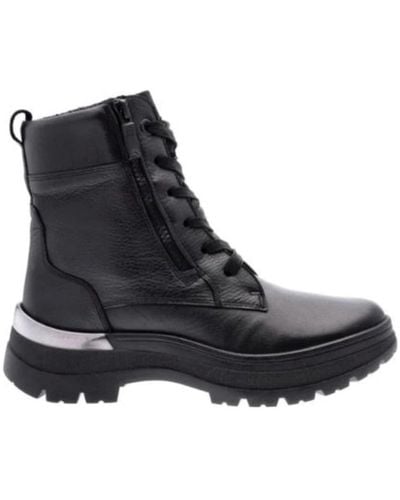 Ara Lace-Up Boots - Black