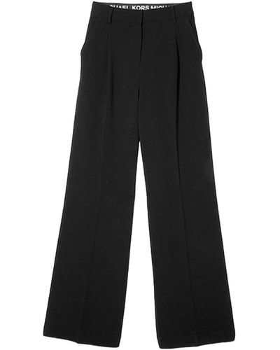 Michael Kors Pantalones de traje bootcut - Negro