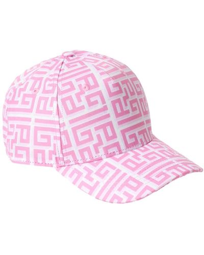 Gaelle Paris Cappello visiera stampato rosa