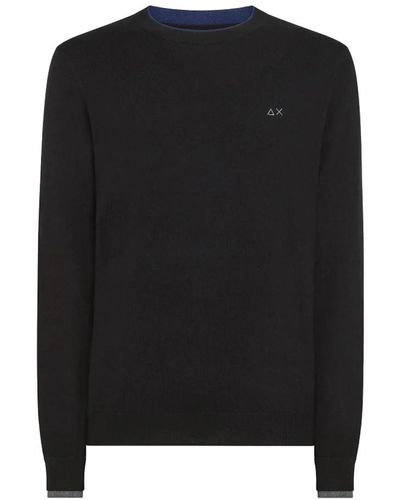 Sun 68 Sweatshirts - Black