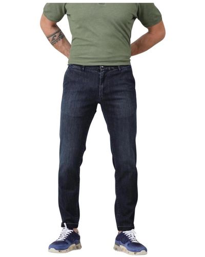 Re-hash Denim chinos - jeans alla moda - Blu