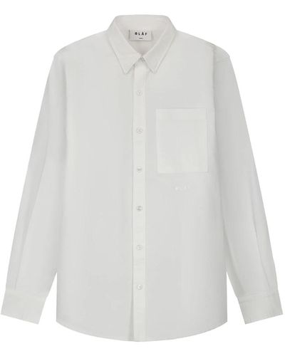 OLAF HUSSEIN Shirts > casual shirts - Blanc