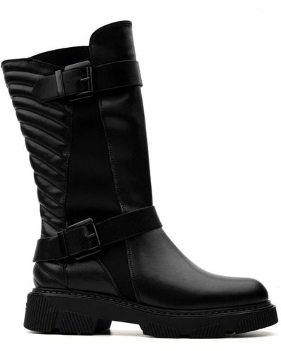 Tosca Blu Shoes > boots > high boots - Noir