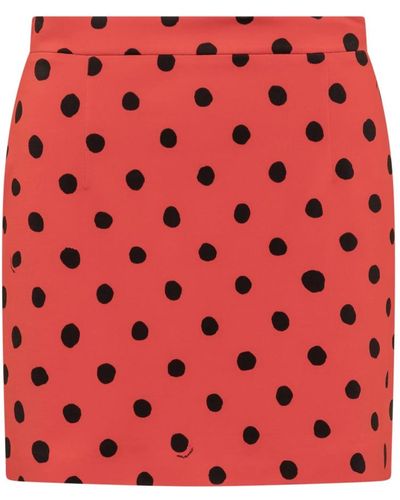Marni Falda elegante para mujeres - Rojo