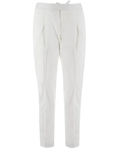 Brioni Slim-Fit Trousers - White