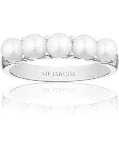 Sif Jakobs Jewellery Padua perlenring - Weiß