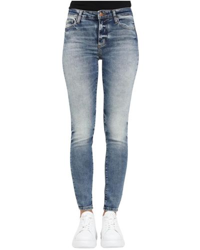 Armani Exchange Indigo denim super skinny jeans,slim-fit jeans - Blau