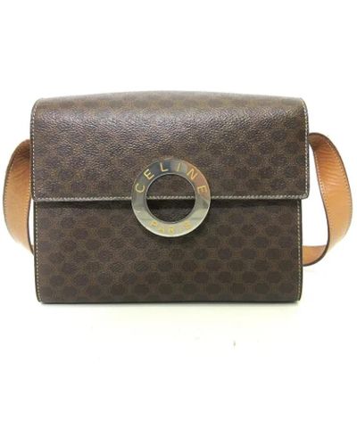 Céline Vintage Pre-owned > pre-owned bags > pre-owned shoulder bags - Marron