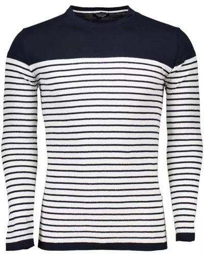Guess Round-Neck Knitwear - Blue