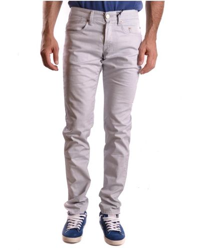 Siviglia Schmale stilvolle jeans für männer - Grau