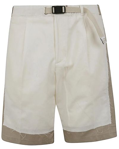 White Sand P04 weiße shorts,sand leinen shorts - Grau