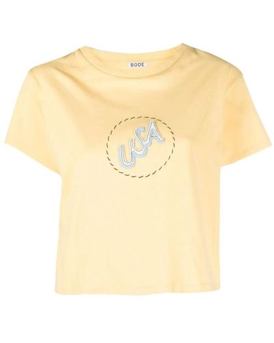 Bode T-Shirts - Yellow