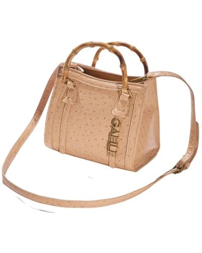 Gaelle Paris Handbags - Natural