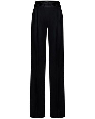 LAQUAN SMITH Straight trousers - Schwarz