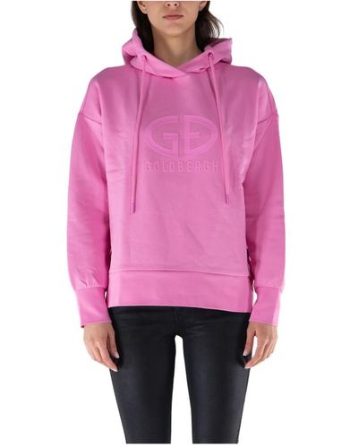 Goldbergh Stylischer harvard hoodie für frauen,hoodies - Pink