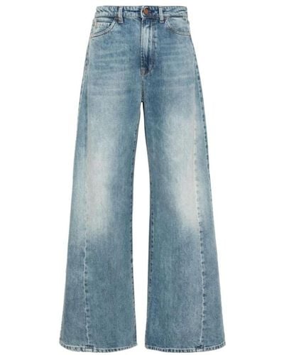 3x1 High-waisted blaue denim jeans