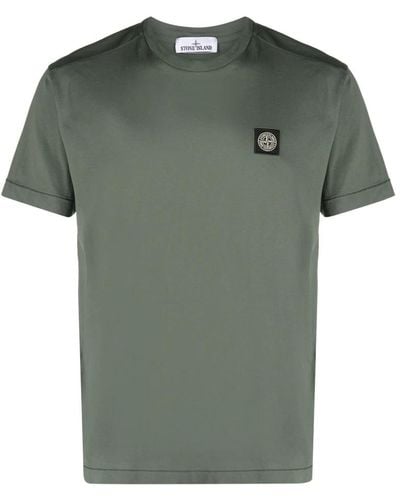 Stone Island T-Shirts - Green